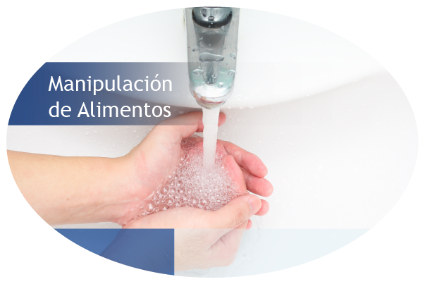 Imagen de dos manos que están lavándose bajo un chorro de agua