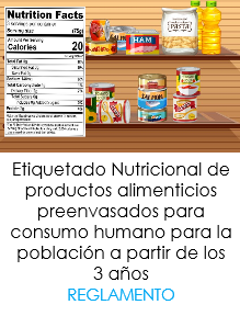 Reglamento Etiquetado nutricional