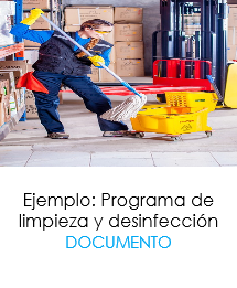 Programa limpieza y desinfección