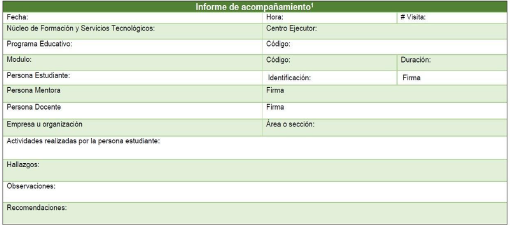 Informe de acompañamiento